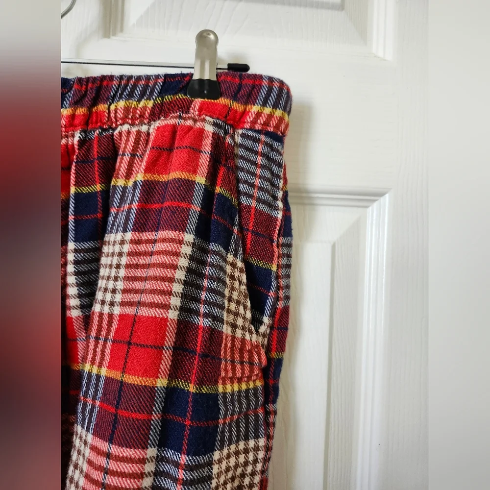 Aerie Plaid Red and Blue Women's Shorts S